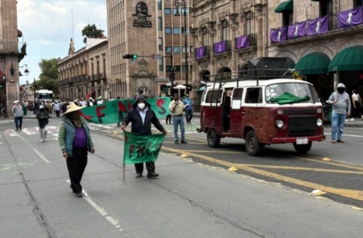 Convoca FNLS a marcha por Día de la Resistencia Indígena y Popular en Morelia