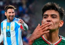 Gilberto Mora agradece a Lionel Messi por elegirlo en su campaña El mediocampista mexicano Gilberto Mora durante un partido oficial, jugador elegido por Lionel Messi para formar parte de su campaña global.