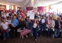 Giulianna Bugarini y liderazgos territoriales acuerdan caminar juntos por la transformación de Morelia