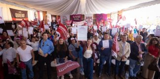 Giulianna Bugarini y liderazgos territoriales acuerdan caminar juntos por la transformación de Morelia