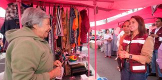 Gladyz Butanda establece contacto directo con comerciantes de Morelia