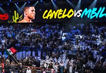 #VIDEO || ¡Con sabor mexicano! Canelo Álvarez hace espectacular entrada al ring acompañado de Tito Double P