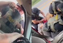 ICE golpea a ciudadano de origen mexicano y termina pidiendo perdón en Texas Momento en que agentes de ICE someten contra el pavimento al ciudadano estadounidense José Reyes en Donna, Texas.