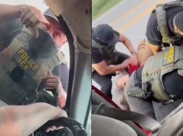 ICE confunde a ciudadano con indocumentado en Texas, lo golpean y terminan pidiéndole perdón Momento en que agentes de ICE someten contra el pavimento al ciudadano estadounidense José Reyes en Donna, Texas.