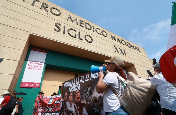 Trabajadores del IMSS rechazan aumento del 8% y convocan a megamarcha nacional el 30 de octubre