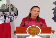 Sheinbaum rechaza crisis en el sistema de salud pese a protestas de trabajadores del IMSS
