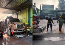 #VIDEO // Fuerte incendio consume gasera en Coacalco; reportan un herido y daños materiales