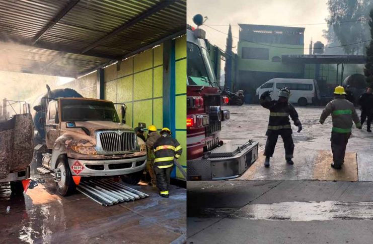 #VIDEO // Fuerte incendio consume gasera en Coacalco; reportan un herido y daños materiales