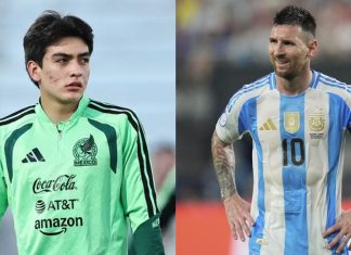 Lionel Messi elige al mexicano Gilberto Mora entre las 10 promesas del futbol mundial El futbolista Lionel Messi escribiendo en un papel durante el comercial de Adidas junto al jugador mexicano Gilberto Mora.