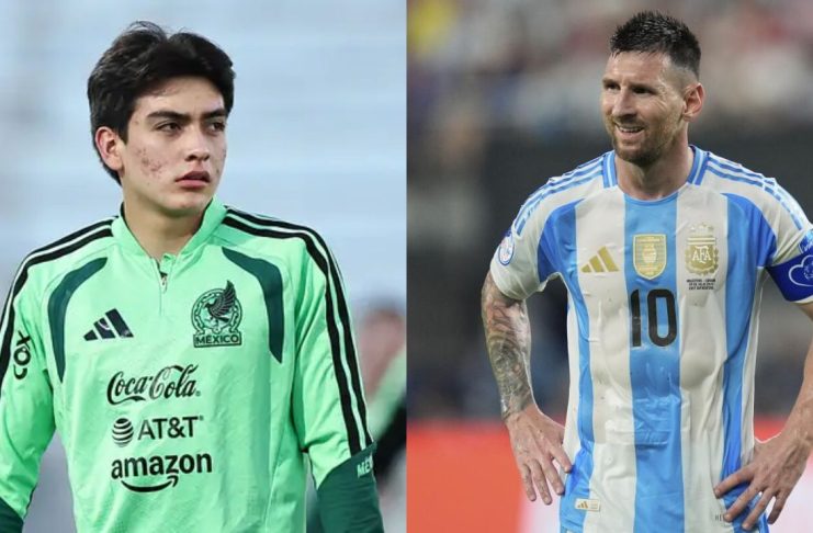 Lionel Messi elige al mexicano Gilberto Mora entre las 10 promesas del futbol mundial El futbolista Lionel Messi escribiendo en un papel durante el comercial de Adidas junto al jugador mexicano Gilberto Mora.