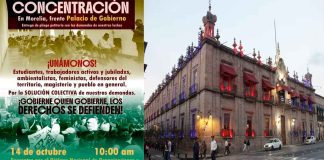 25 organizaciones se movilizarán en Morelia este miércoles frente a Palacio de Gobierno