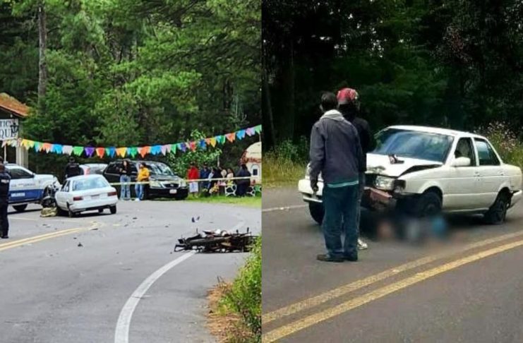 Motociclista muere tras choque sobre la carretera Uruapan-Los Reyes