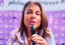 PAZ competirá solo y descarta ser satélite de Morena Luz María García García, dirigente del partido Paz para Michoacán, hablando sobre las elecciones de 2027.