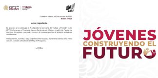 Jóvenes Construyendo el Futuro cierra temporalmente su plataforma: esto informó la STPS