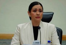 Renuncian 15 funcionarios cercanos a Guadalupe Taddei en el INE La consejera presidenta provisional del INE, Blanca Cruz, en conferencia de prensa hablando sobre las renuncias en el instituto.