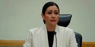 Renuncian 15 funcionarios cercanos a Guadalupe Taddei en el INE La consejera presidenta provisional del INE, Blanca Cruz, en conferencia de prensa hablando sobre las renuncias en el instituto.