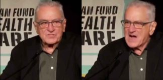 #VIDEO // Robert De Niro arremete contra Trump y lo llama “cobarde” y “trozo de mierda”