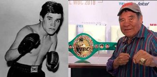 Leyenda del boxeo vende sus propiedades por delicada cirugía El ex campeón mundial de boxeo Rubén "Púas" Olivares durante sus años de gloria en el ring.