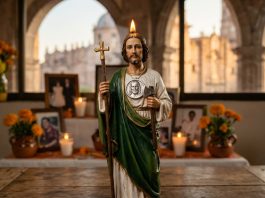 San Judas Tadeo qué significa su túnica verde, el medallón y por qué se le piden milagros