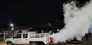 Puruándiro realiza jornadas de fumigación contra el mosquito del dengue y visita escuelas
