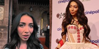 Alisson, hija de Marco Antonio Solís “El Buki”, viste prenda artesanal en el FICM y rinde homenaje a comunidades indígenas Alisson Solís, hija de Marco Antonio Solís "El Buki", luciendo un atuendo artesanal en la alfombra roja del Festival Internacional de Cine de Morelia.